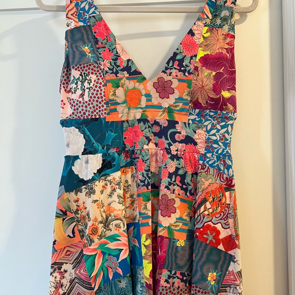 Johnny Was multi colored One Piece with Empire Waist